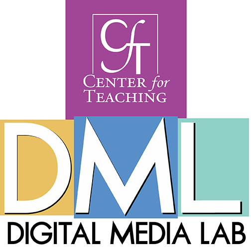 graphic of the digital media lab logo